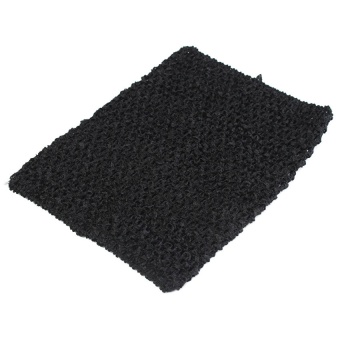 Crochet Tube Top elastic Waistband Black