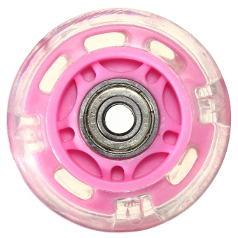 Portable Replacement Flash Wheel 64 X 64 X 28 mm For Inline Skating Skate Shoes