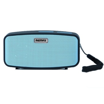 REMAX ลำโพง ไร้สาย บลูทูธ รุ่นพกพา wireless Bluetooth Speaker รุ่น RM-M1 Sushi (สีฟ้า)