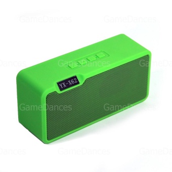 Bluetooth Speaker YX-X62 ลำโพงบลูทูธขนาดเล็กพกพาสะดวก รองรับ TF-Card/USB Smart Speaker (สีเขียว)