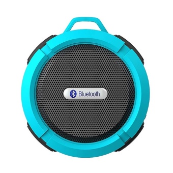 C6 Portable Wireless Bluetooth Speaker Sucker Waterproof Subwoofer (Blue) - Intl