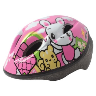 SPORTLAND หมวก สเก็ต รุ่น SL-924-3 ลายการ์ตูน - Pink