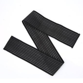 LALANG 70cm Elastic Bandage Tape Sport Knee Pad Elbow Wrist Ankle Leg Protector Band (Black)