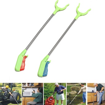 60cm Easy Reaching Grip Pick Up Claw Gripper Grabber Helping Hand Extend Arm Tool - Intl