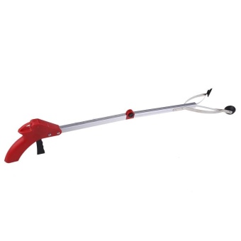 Folding 3 Feet Long Reach Extend Pick-Up Gripper Red
