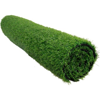 Dgrass หญ้าเทียม ปูพื้นสีเขียวสด ใบหญ้าเล็ก สูง 3ซม รุ่น DG19300 (2 x 5เมตร)