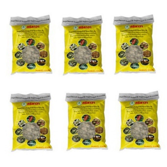 Srilava Pumic Stone หินภูเขาไฟแท้ หินพัมมิส หินพูมิส เม็ดใหญ่ 1 กิโลกรัม (6ถุง)