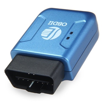 TK206 Car OBDII Interface GPS GPRS Tracker with Geo-fence Function (Blue)