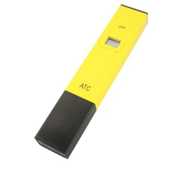 PH-009 0-14 LCD Digital Tester Meter Pen (Yellow)
