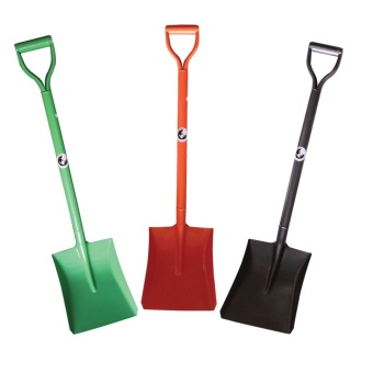 Golden Homes GH-744 พลั่วปลายตัด 25ซม สีส้ม,สีเขียว ,สีดำ