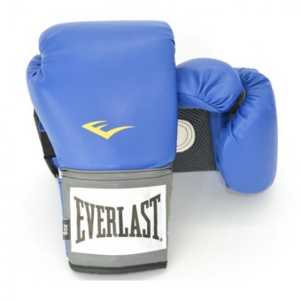 Everlast นวม EVERLAST PRO TRAINING GLOVES 8OZ (BLUE/สีน้ำเงิน)