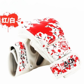 Boxing half-finger Glove MMA UFC Fighting Drain Finger Knuckle - Intl