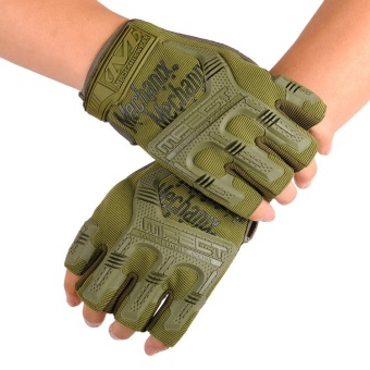 Seal semi finger gloves outdoor sports riding gloves Army Tactical anti slip gloves