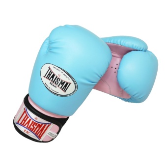 Thaismai นวมมวย รุ่น BG-124 - สีฟ้า / ชมพู(16 OZ.)