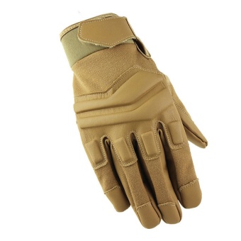 Motorcycle Gloves Tactical Sports Military Army Leather Paintball Gloves Full Finger Men Sand