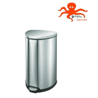 Octopus ถังขยะสเตนเลส แบบเท้าเหยียบ ทรงแอปเปิ้ล 5 ลิตร - รุ่น SBA-05E