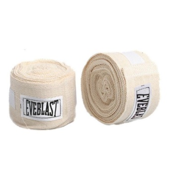 2016 New 3M / 5M Two Pieces Cotton Sports Boxing Bandage Sanda Muay Thai Taekwondo Hand Wraps Free Shipping(White)