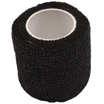 HengSong Sport Non-woven Fabric Itself Stick Elastic Bandage Black