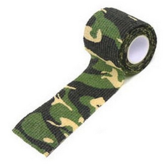 New 5CM x 4.5M Kombat Army Camo Wrap Rifle Outdoor Camouflage Stealth Tape (Jungle)