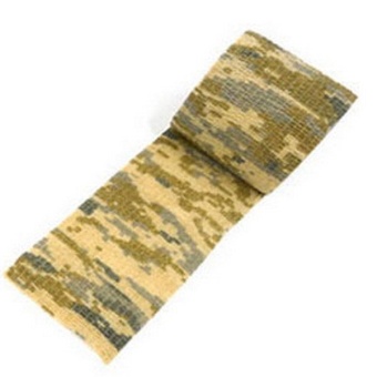 Fancytoy New 5CM x 4.5M Kombat Army Camo Wrap Rifle Outdoor Camouflage Stealth Tape (Desert)