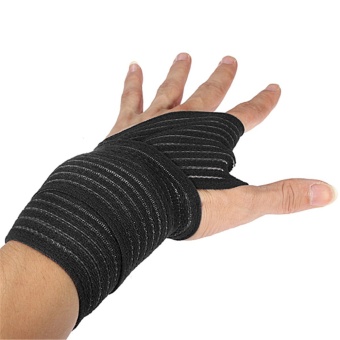 Soft Wrist Knee Ankle Elbow Support Wrap Sports Bandage(black 70cm)