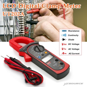 UNI-T UT202A LCD Digital Multimeter Clamp Meter Tester AC 600A AMPS Voltage