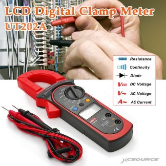 UNI-T UT-202A LCD Digital Multimeter Clamp Meter Tester AC 600A AMPS Voltage BI151