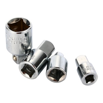 4pcs Ratchet Socket Adapter Reducer Converter Set Tool Kit 1/4 3/8" 1/2" BI115-SZ"