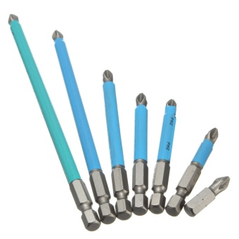 7Pcs Magnetic Hex Anti Slip Screwdriver Bit Set Long Screw Nut Torx PH2 25-150mm