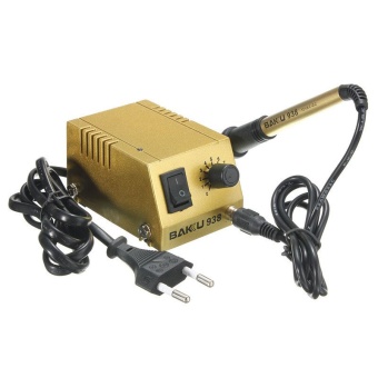 220V Mini Soldering Station 18W Solder Iron BK-938 Adjustable Heating Iron Gold - Intl