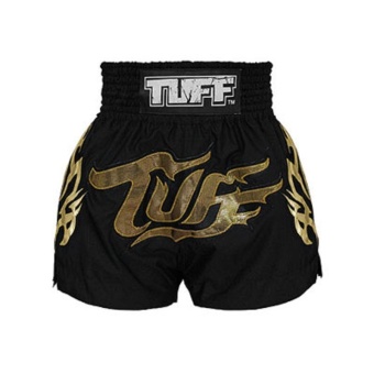Tuff MuayThai Shorts Tatoo Black - Gold