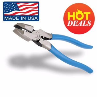 Channellock คีมปากจิ้งจกรุ่นผ่อนแรง แยงท่าร้อยสายไฟ ปอกสายไฟ จัดอลูมิเนียม made in USA ของแท้ Xtreme Leverage