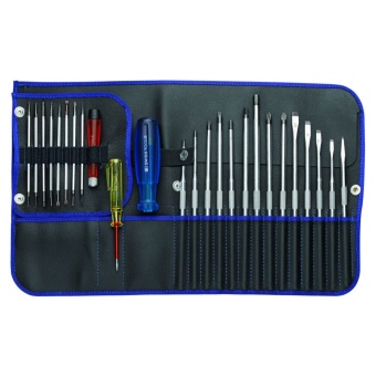 PB Swiss Tools ชุดไขควงชุดใหญ่+ชุดเล็ก พร้อมซองหนังอย่างดี (25 ชิ้นชุด) รุ่น PB 9515 Blue - 31 Tools in One