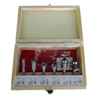 Tools Pro ชุดดอกเราเตอร์ BIGWOOD ขนาด1/2 6ตัวชุด (Silver)"