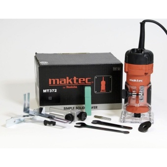 Maktec เครื่องทริมเมอร์ เซาะร่องไม้ ขนาด 1/4 ยี่ห้อ Maktec รุ่น MT 372 รับประกันของแท้"