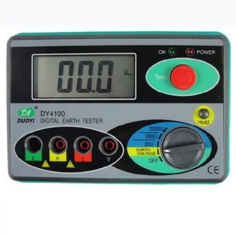 TLEAD เครื่องวัดความต้านทานดิน Digital Ground Resistance Tester รุ่น DY4100 (สีเขียว)