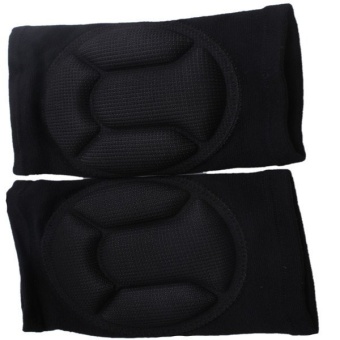 Hanyu Sponge Football Elastic Kneepads Black