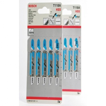 Bosch ใบเลื่อยจิ๊กซอว์ T118A - 10 ใบ