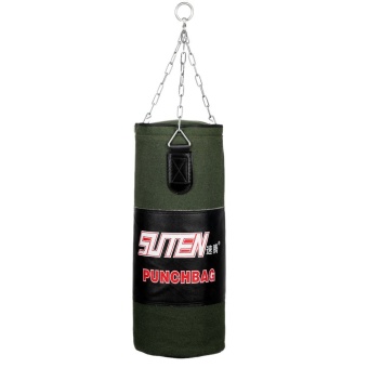 Outdoorfree 80cm Boxing Free Combat Training Sandbag Hanging Empty Kick Punch Bag with Chain - Intl