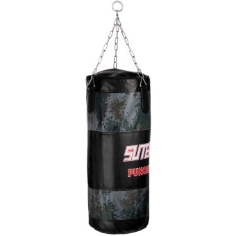 Outdoorfree 65cm Camouflage Boxing Free Combat Training Sandbag Hanging Empty Kick Punch Bag with Chain - Intl
