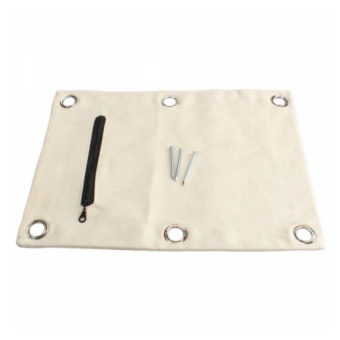 Boxing Canvas Wall Punch Bag Small (White)