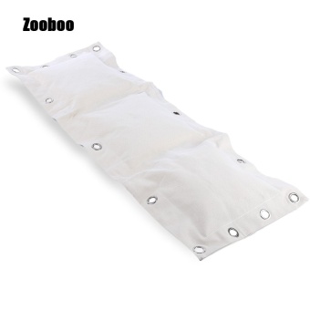 Zooboo Kick Wall Punching Pad Boxing Striking Canvas Bag (120 X 40CM) (White)