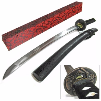 KATANA JAPAN ดาบซามูไร อิมากาว่า เปิดคม (พร้อมแท่นวาง + กล่องเก็บดาบอย่างดี)
