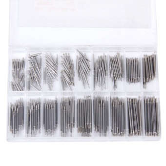 270Pcs Stainless Steel Watch Band Spring Bars Strap Link Pins 8mm - 25mm
