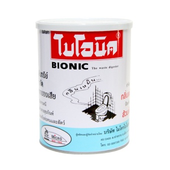 Bionic ไบโอนิค สำหรับป้องกันส้วมเต็ม กำจัดกลิ่นเหม็น ชนิดผง 1000 กรัม
