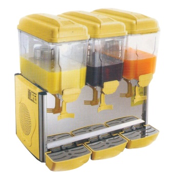 Qualitat Quencher Cold Dispenser C123R ควอลิแทต เครื่องจ่ายน้ำหวาน 12 ลิตร 3 โถ รุ่น R