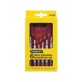 Stanley ไขควงสำหรับงานละเอียด 6 ชิ้น รุ่น 66-039