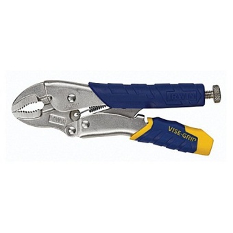 Irwin Vise-Grip คีมล็อกปากโค้ง ตัดลวด ด้ามหุ้มยาง ขนาด 5 นิ้ว รุ่น 5WR (FR)
