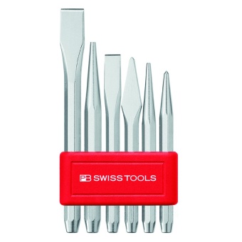 PB Swiss Tools เหล็กสกัดชุด รุ่น PB 850 BL (6 ตัว/ชุด)