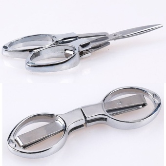 Stainless Steel Fishing Portable folding Scissors Cutters Pliers Hook Remover